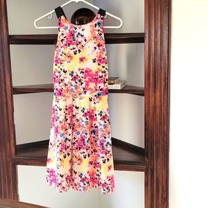 Floral stretch dress